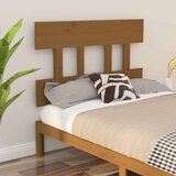  Posteljno vzglavje medeno rjavo 78,5x3x81 cm trdna borovina, (20685017) | Shoptok.si