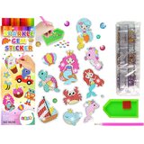  Embroidery Sticker Set Sea World Animals Mosaic | shoptok.hr