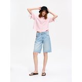 Reserved Košulja od mješavine lana - pastelnoružičasto | shoptok.hr