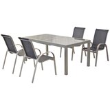 Gardenson Vrtni Set Amalfi, 5-delni, Raztegljiva Miza Cene