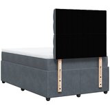  box spring s madracem tamnosivi 120 x 190 cm baršun | shoptok.hr