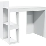 Furnova Pisarniška pisalna miza bela 103,5x56,5x94 cm inž. les, (21925373) | Shoptok.si