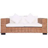 vidaXL 2-dijelni set sofa od prirodnog ratana s jastucima | shoptok.hr