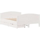 vidaXL Okvir kreveta bez madraca bijeli 140x200 cm od masivne borovine | shoptok.hr