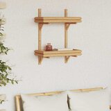  Polica na zidu s policom Zidne Smeđa 39 x 26 x 60 cm bambus | shoptok.hr