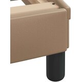  Okvir kreveta s LED svjetlima cappuccino 90x190 cm umjetna koža | shoptok.hr