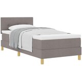  Krevet s opruga kutije Sivo-smeđa 80 x 200 cm tkanina | shoptok.hr