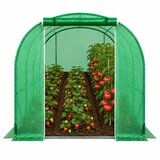  Vrtni staklenik – tunel od folije 4x2.5x2m 10m² UV-4 Premium - zeleni | shoptok.hr