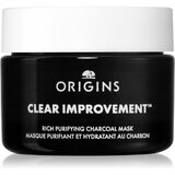 Origins Clear Improvement® Rich Purifying Charcoal Mask čistilna maska z aktivnim ogljem 30 ml | Shoptok.si