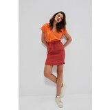 Marisse Viscose Skirt With Pockets L-Sc-3714 Magma | Shoptok.si