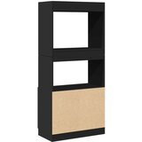 vidaXL Visoka omara črna 63x33x140 cm inženirski les | Shoptok.si