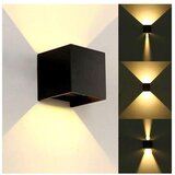  LED spoljašnje zidno svetlo KREON 2xLED/3W/230V IP54 3000K crno | Eponuda.com