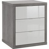 CARRYHOME PREDALNIK NA KOLESCIH siva, bela, visoki sijaj | Shoptok.si