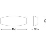 Ideal Lux zidna lampa ali 2xE27/60W/230V bela | Eponuda.com