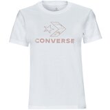 Converse Majice s kratkimi rokavi FLORAL STAR CHEVRON Bela | Shoptok.si