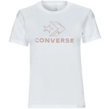 Converse Majice s kratkimi rokavi FLORAL STAR CHEVRON Bela