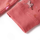  Dječja pidžama s dugim rukavima starinske ružičaste boje 128 | shoptok.hr