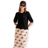 Compania Fantastica Puloverji COMPAÑIA FANTÁSTICA Knit 10245 - Black Črna Cene