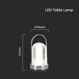  LED prigušiva stona lampa LED/1W/5V 3000-6000K 1800 mAh hrom | Eponuda.com