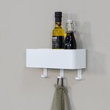 Spinder Design Bela jeklena stenska kopalniška polica Multi – | Shoptok.si
