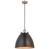  Endon 98749 - Visilica na sajli FRANKLIN 1xE27/10W/230V crna/mesing | Eponuda.com