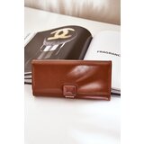  Eco Leather Smooth Women's Wallet Brown Erolia Cijene