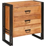 vidaXL Ormarić / Komoda Smeđa 66 x 33 x 70 cm Masivno bagremovo drvo | shoptok.hr