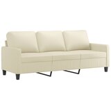  2-dijelni set sofa s jastucima krem od umjetne kože | shoptok.hr