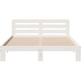 vidaXL Okvir kreveta bez madraca bijeli 120 x 190 cm masivna borovina | shoptok.hr