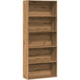 Furnova Knjižna omara artisian hrast 80x30x189 cm inženirski les, (21933337) | Shoptok.si
