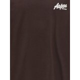 Only & Sons Junior Majica 'OSJLARRY' temno rjava / bela | Shoptok.si