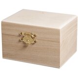RAYHER Lesena škatla z zapiralom, 9x7x6cm, (20751559) | Shoptok.si