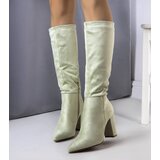 Gemre Green insulated high-heeled boots Narcis | Shoptok.si