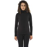 Leone 1947 Majice z dolgimi rokavi Woman High Collar T-Shirt Never Without Črna Cene