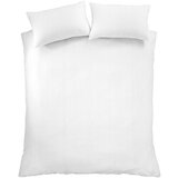 Catherine Lansfield Bela enojna posteljnina iz krepa 135x200 cm Heatset Wave – | Shoptok.si