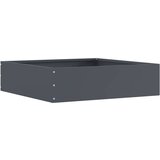 vidaXL Robovi trave 6 pcs Antracit 50 x 50 x 13 cm Jeklo | Shoptok.si