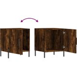  Nočna omarica dimljeni hrast 40x40x50 cm inženirski les, (20808789) | Shoptok.si
