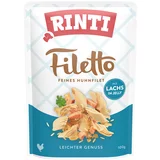 Rinti Filetto Pouch in Jelly 24 x 100 g - Piletina s lososom