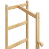 Vješalica za kapute s kukama i policama 38,5x30x156 cm bambus | Eponuda.ba