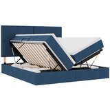 vidaXL postelja s shranjevanjem modra 180 x 200 cm umjetno usnje, (5000099596) | Shoptok.si