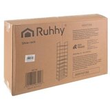 Ruhhy polica za cipele s 10 razina 45x30x174 cm, crna Slike