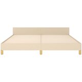  Okvir za krevet bez madraca krem 180 x 200 cm od tkanine | shoptok.hr