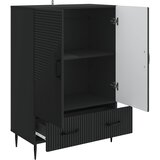  Kreveta s ladicama Crna 66 x 34,5 x 95 cm Konstruirano drvo | shoptok.hr