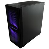 LC Power Ohišje LC-Power Interlayer X 800B ATX (LC-800B-ON), midiATX, igralno, RGB, okno, črno | Shoptok.si