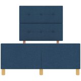  Krevetna konstrukcija s uzglavljem Plava 120 x 190 cm tkanina | Eponuda.com