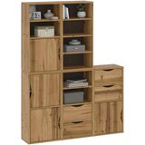  Bočni ormarići 5 kom ODDA 40x24x79 cm puno drvo bor | shoptok.hr