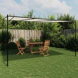  Sjenica bijela 4 x 4 m 180 g/m² od tkanine i čelika | shoptok.hr