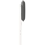 Tapecirani uzglavlje s uzglavljem Bijela i svijetlo siva 75 cm | shoptok.hr