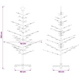  Drveno božićno drvce 150 cm Bambus i masivna borovina | shoptok.hr