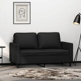 vidaXL dvosed črn 120 cm umetno usnje | Shoptok.si